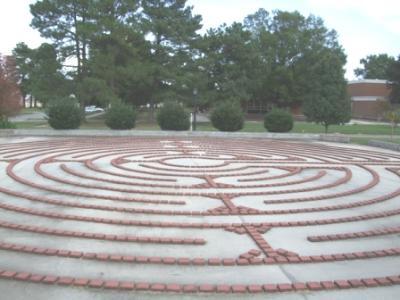 Labyrinth at Eastern State Hospital in Williamsburg, VA (USA)